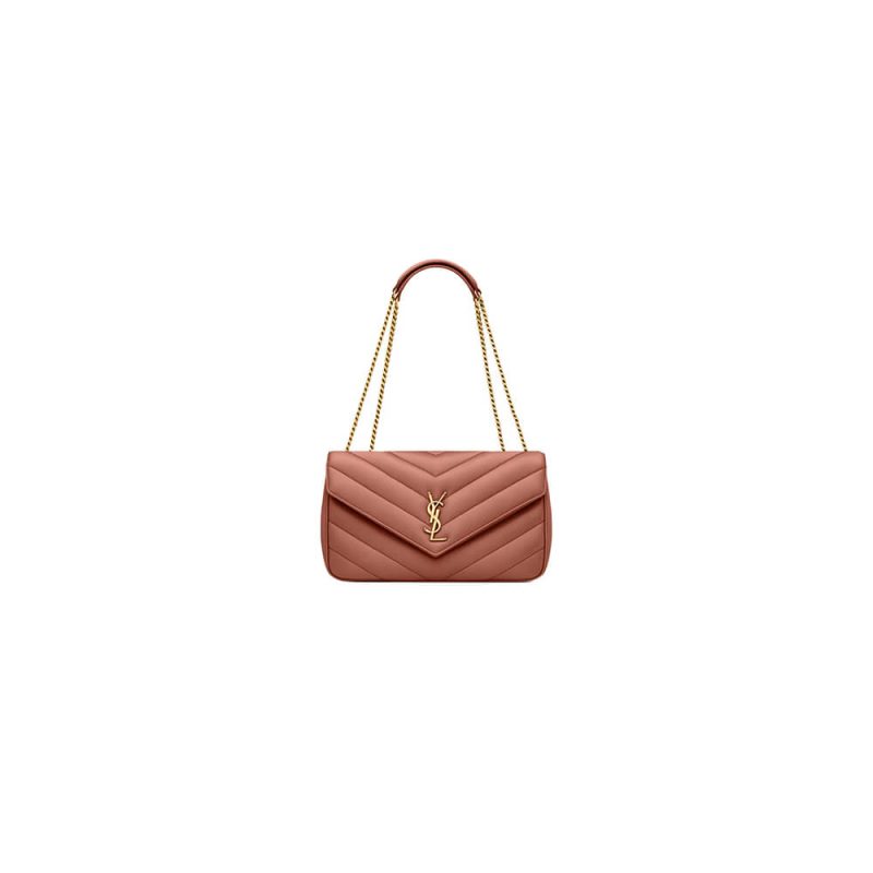 YSL LOULOU medium in MATELASSÉ lambskin