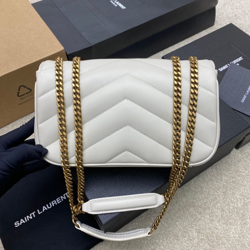 YSL LOULOU small in MATELASSÉ lambskin - Image 4