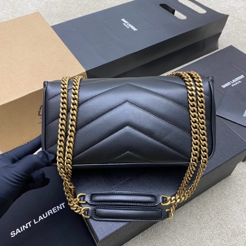 YSL LOULOU small in MATELASSÉ lambskin - Image 4