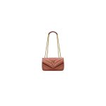 YSL LOULOU small in MATELASSÉ lambskin