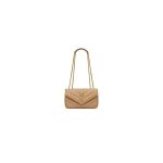 YSL LOULOU small in MATELASSÉ lambskin