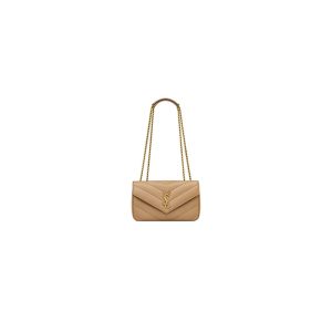 YSL LOULOU small in MATELASSÉ lambskin