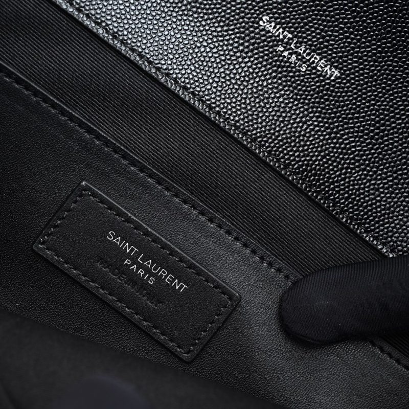 YSL ENVELOPE MEDIUM IN QUILTED GRAIN DE POUDRE EMBOSSED LEATHER - Image 8