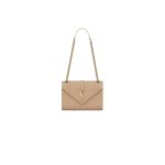 YSL ENVELOPE MEDIUM IN QUILTED GRAIN DE POUDRE EMBOSSED LEATHER