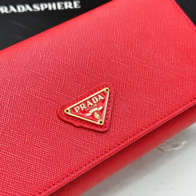 Prada Large Saffiano Leather Wallet - Image 5