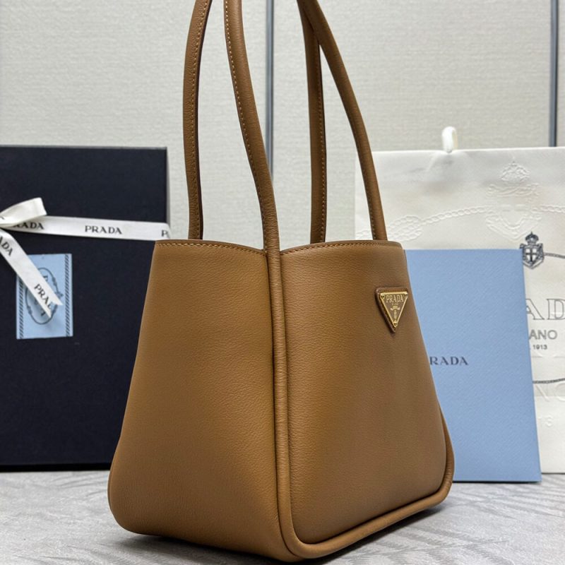 Prada Leather mini tote bag - Image 3
