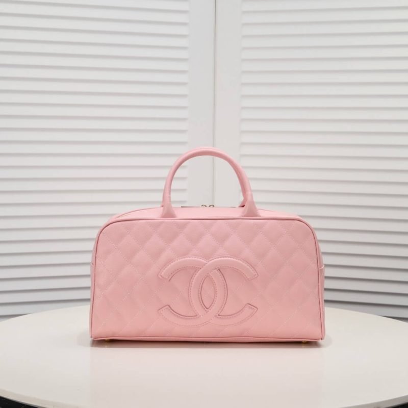 CHANEL Large Vintage Boston Bag - Image 2