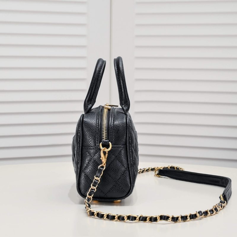 CHANEL Small Vintage Boston Bag - Image 3