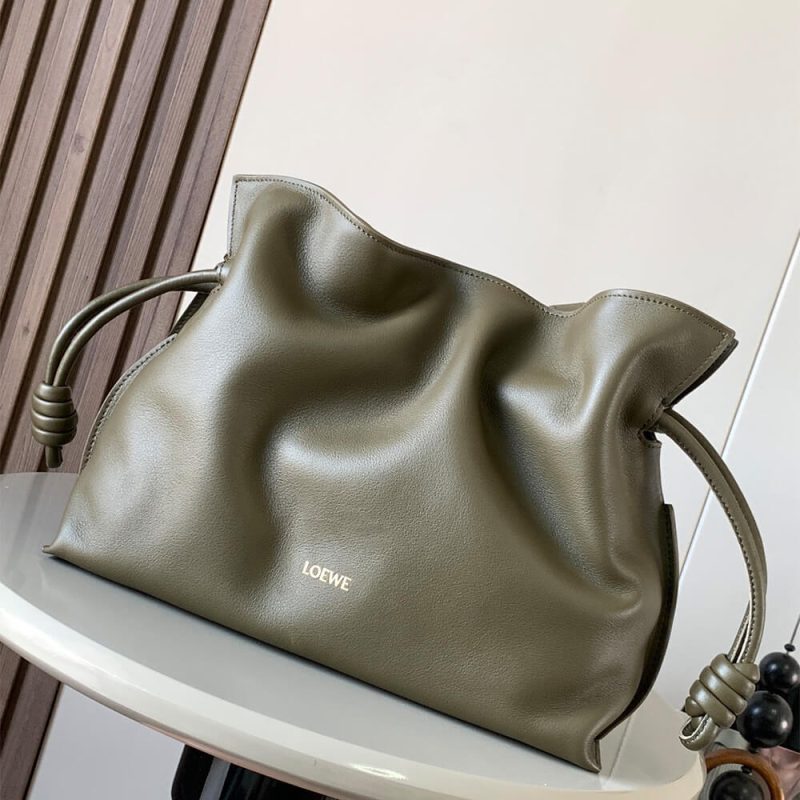 LOEWE Medium Flamenco clutch in nappa calfskin(HIGH-END GRADE) - Image 2