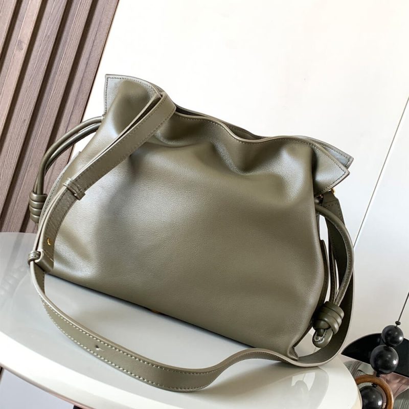 LOEWE Medium Flamenco clutch in nappa calfskin(HIGH-END GRADE) - Image 4