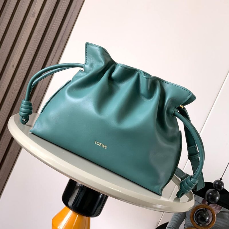 LOEWE Medium Flamenco clutch in nappa calfskin(HIGH-END GRADE) - Image 2