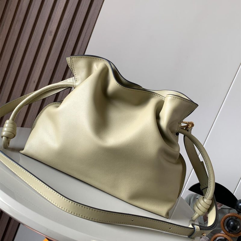 LOEWE Medium Flamenco clutch in nappa calfskin(HIGH-END GRADE) - Image 4