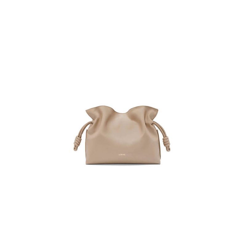 LOEWE Medium Flamenco clutch in nappa calfskin(HIGH-END GRADE)