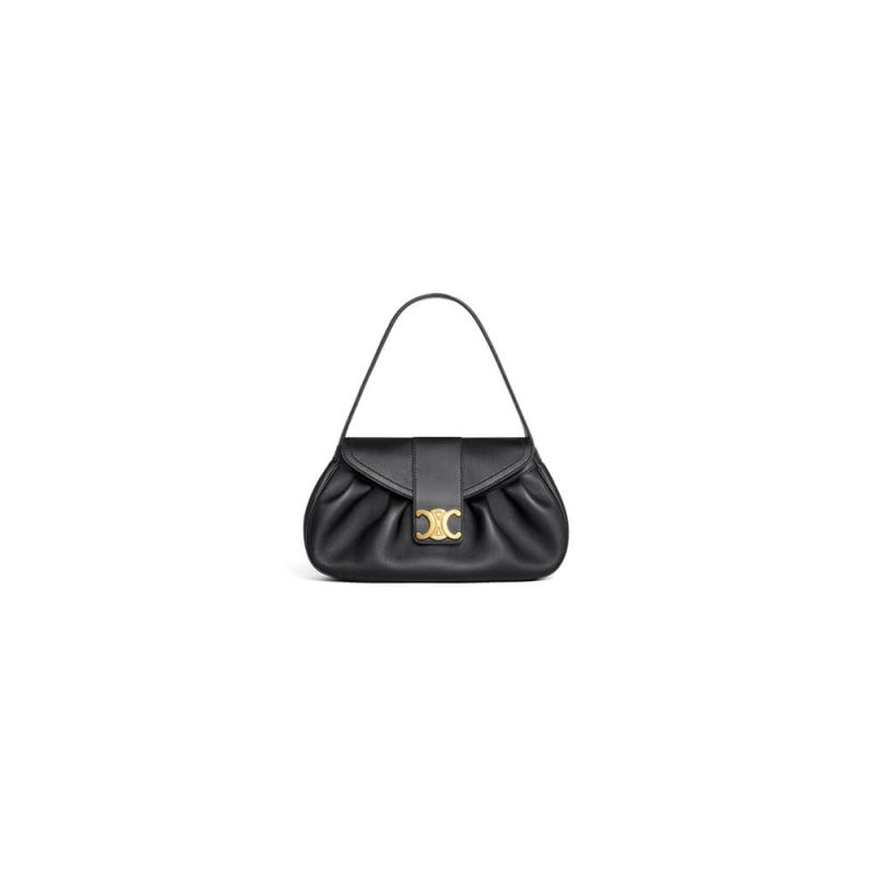 CELINE Medium POLLY bag in soft calfskin