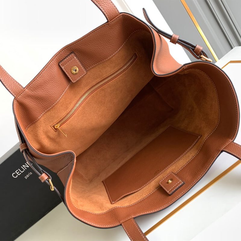 CELINE CABAS ANAÏS Medium bag in grained calfskin - Image 9