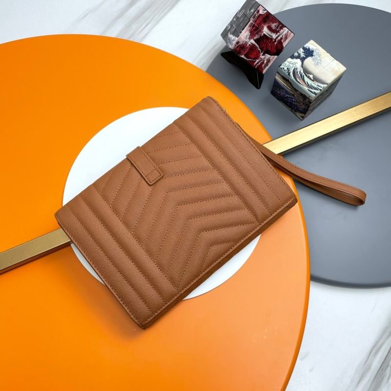 YSL CASSANDRE matelassé leather flap clutch - Image 4