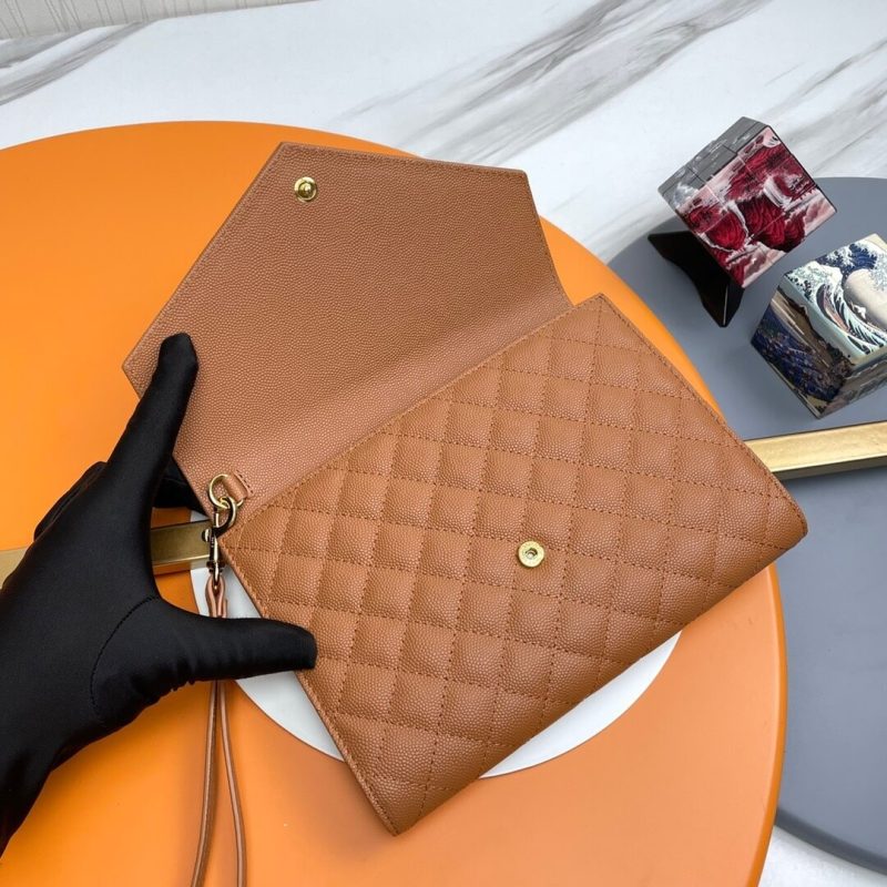 YSL CASSANDRE matelassé leather flap clutch - Image 5