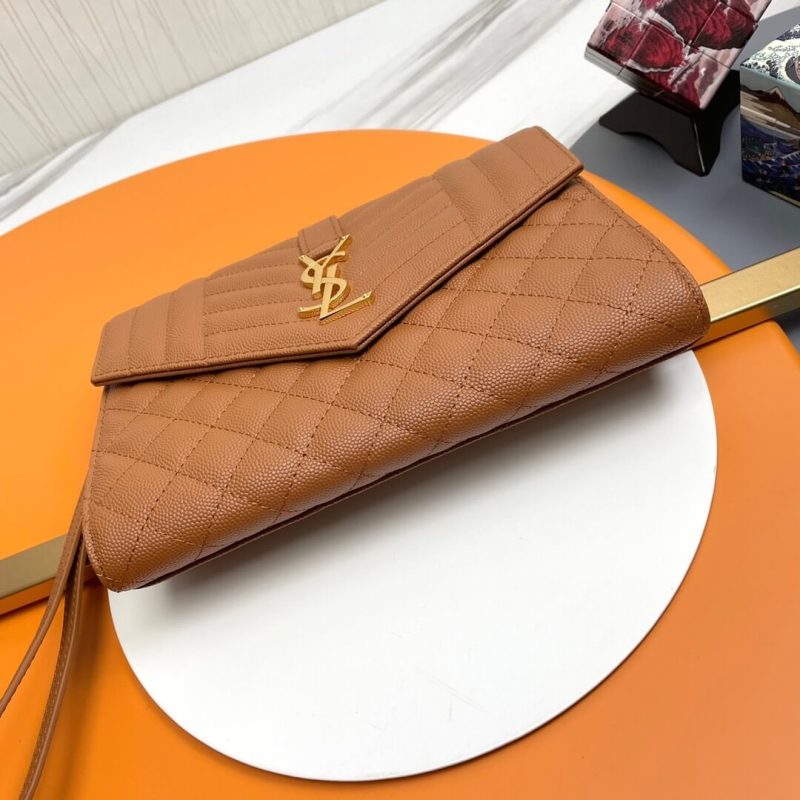 YSL CASSANDRE matelassé leather flap clutch - Image 6