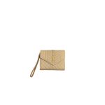 YSL CASSANDRE matelassé leather flap clutch