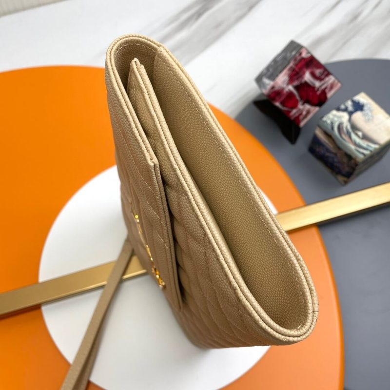 YSL CASSANDRE matelassé leather flap clutch - Image 3