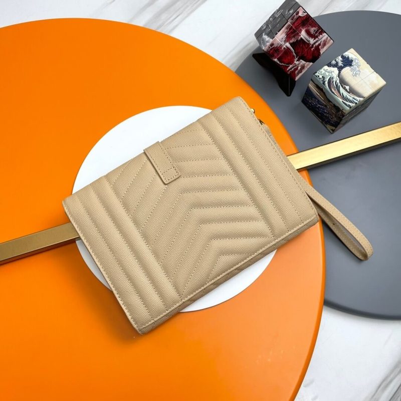 YSL CASSANDRE matelassé leather flap clutch - Image 4