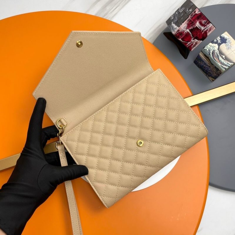 YSL CASSANDRE matelassé leather flap clutch - Image 5