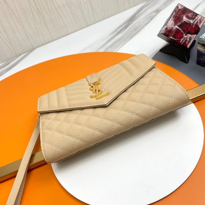 YSL CASSANDRE matelassé leather flap clutch - Image 6