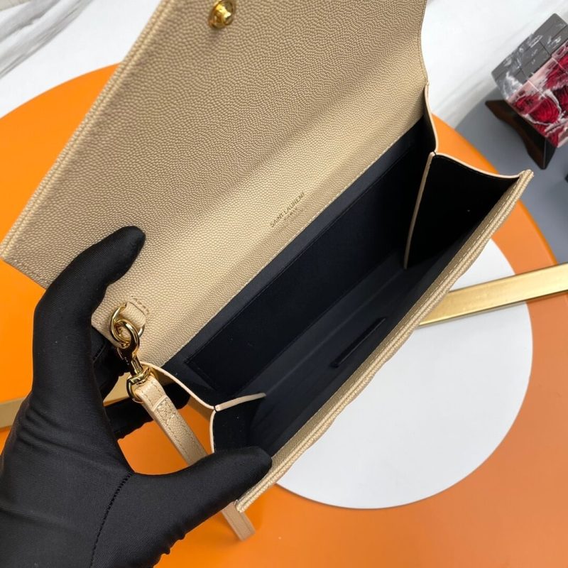 YSL CASSANDRE matelassé leather flap clutch - Image 8