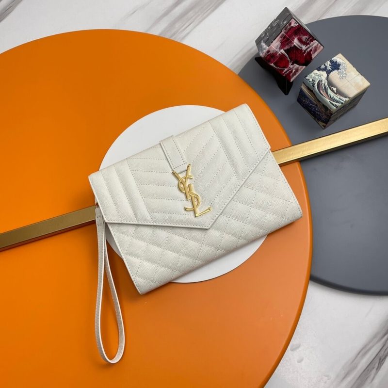 YSL CASSANDRE matelassé leather flap clutch - Image 2