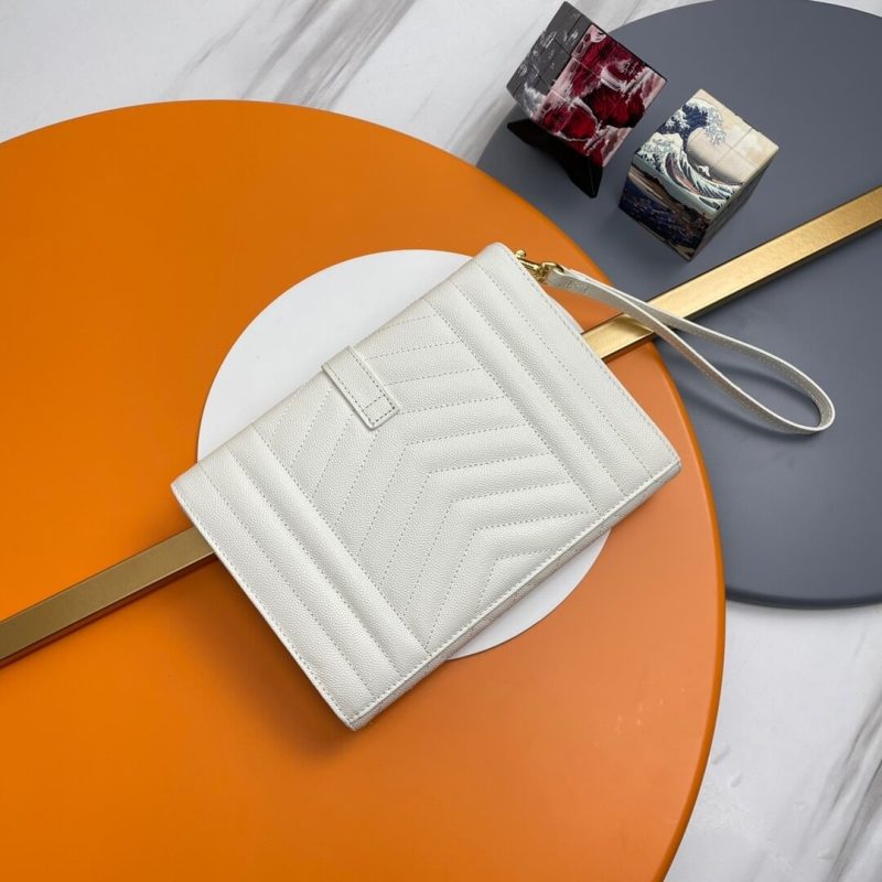 YSL CASSANDRE matelassé leather flap clutch - Image 4