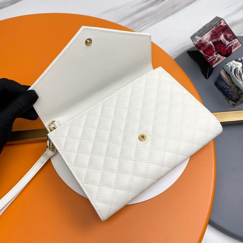YSL CASSANDRE matelassé leather flap clutch - Image 5