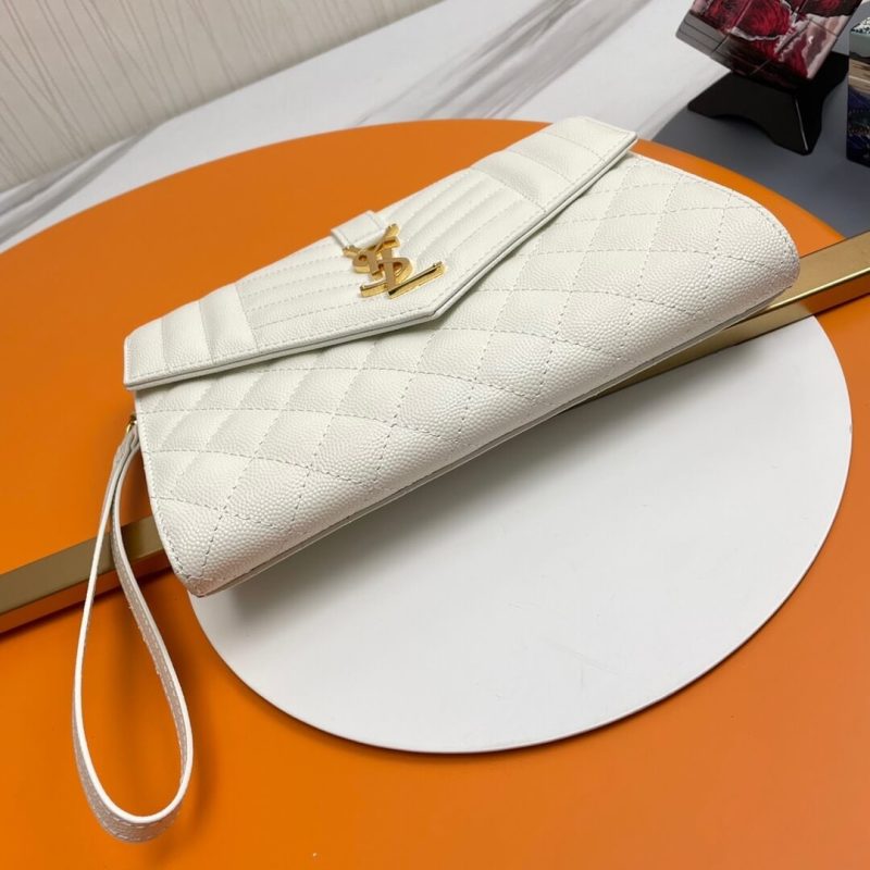 YSL CASSANDRE matelassé leather flap clutch - Image 6