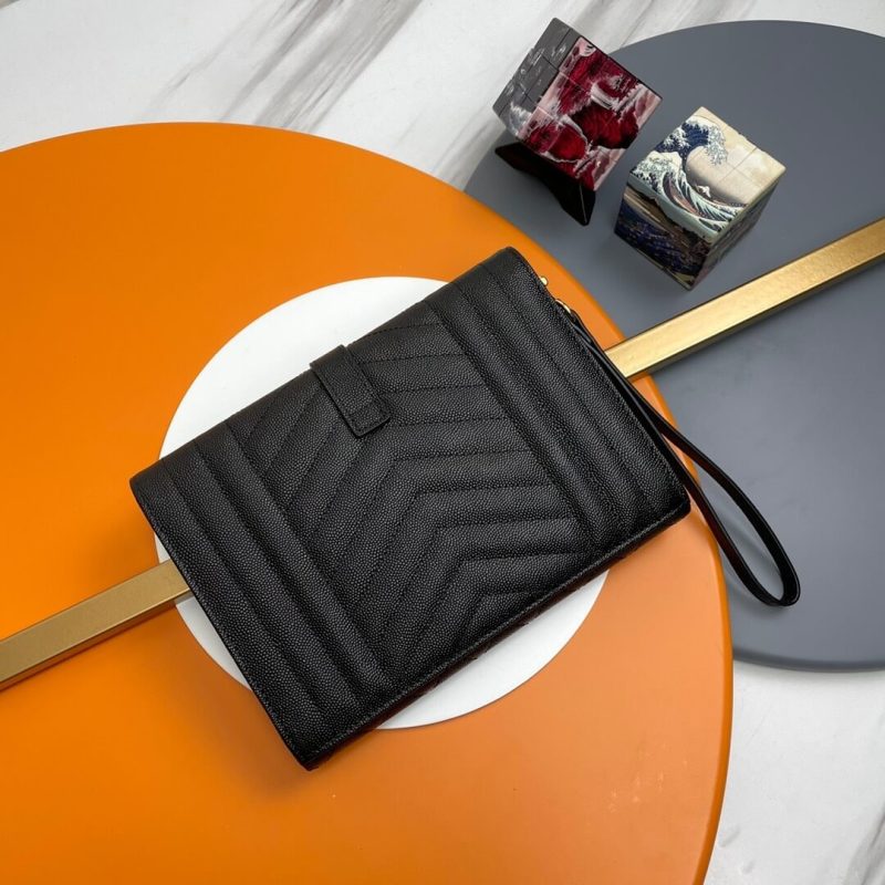 YSL CASSANDRE matelassé leather flap clutch - Image 4