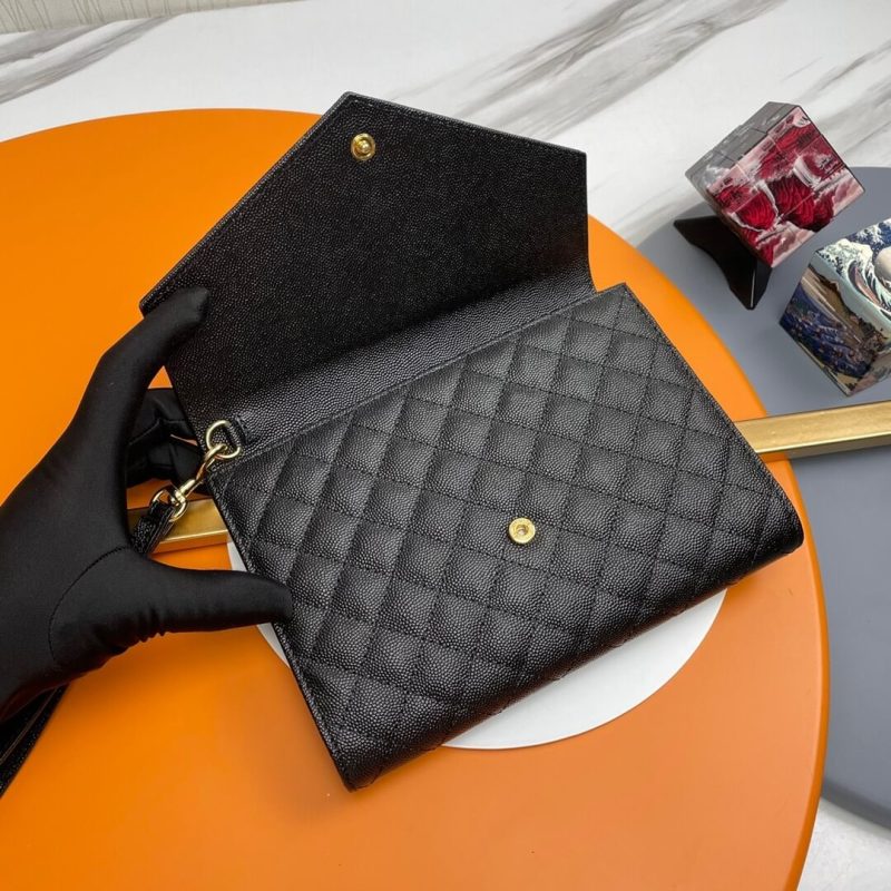 YSL CASSANDRE matelassé leather flap clutch - Image 5