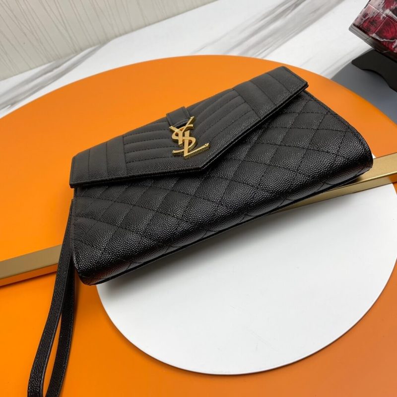 YSL CASSANDRE matelassé leather flap clutch - Image 6