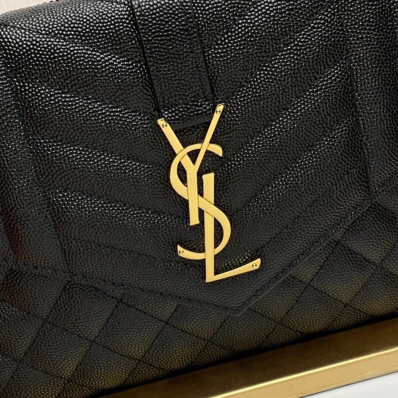 YSL CASSANDRE matelassé leather flap clutch - Image 7