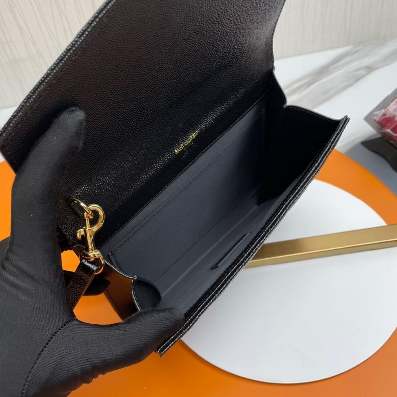 YSL CASSANDRE matelassé leather flap clutch - Image 8