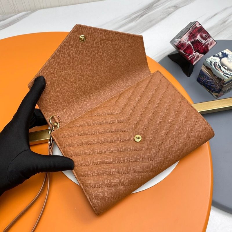 YSL CASSANDRE matelassé leather flap clutch - Image 5