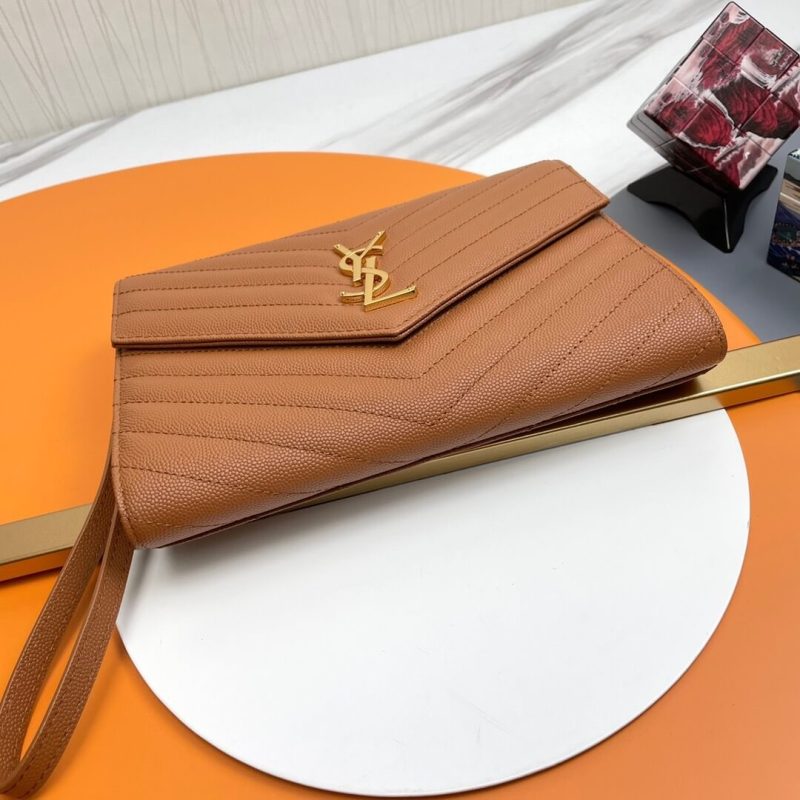 YSL CASSANDRE matelassé leather flap clutch - Image 6