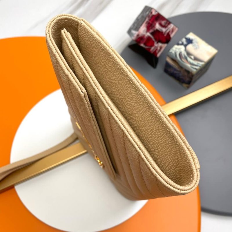 YSL CASSANDRE matelassé leather flap clutch - Image 3