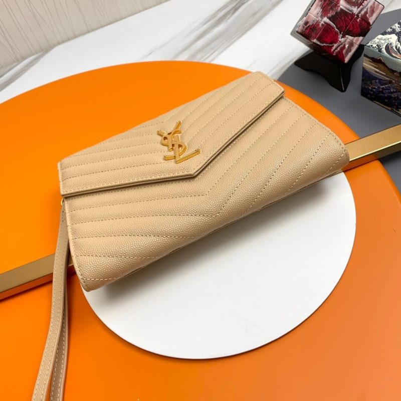 YSL CASSANDRE matelassé leather flap clutch - Image 6