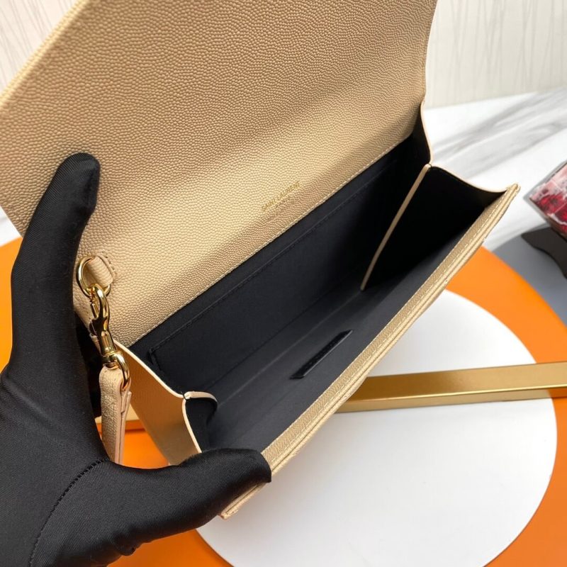 YSL CASSANDRE matelassé leather flap clutch - Image 8
