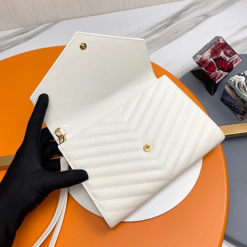 YSL CASSANDRE matelassé leather flap clutch - Image 5