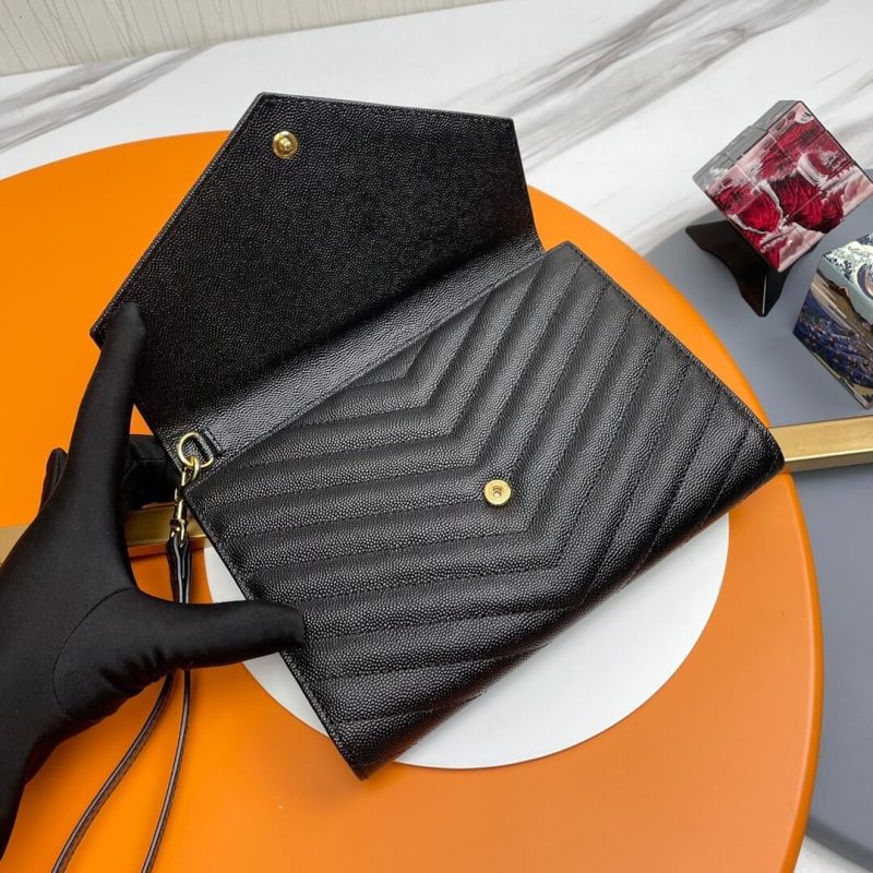 YSL CASSANDRE matelassé leather flap clutch - Image 5