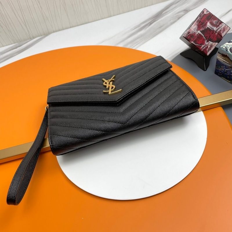 YSL CASSANDRE matelassé leather flap clutch - Image 6