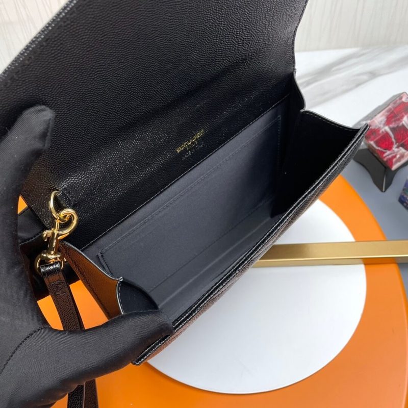 YSL CASSANDRE matelassé leather flap clutch - Image 8