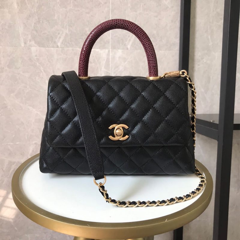 Chanel Coco handle flap shoulder bag PM - Image 2