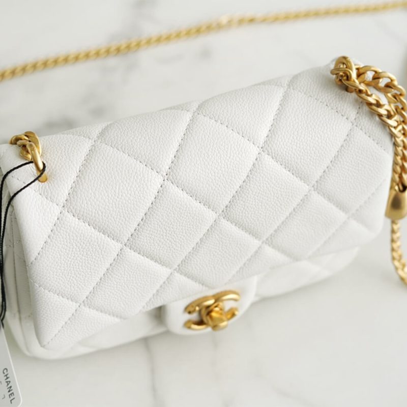 Chanel Love Gold Ball Chain Shoulder Bag - Image 5