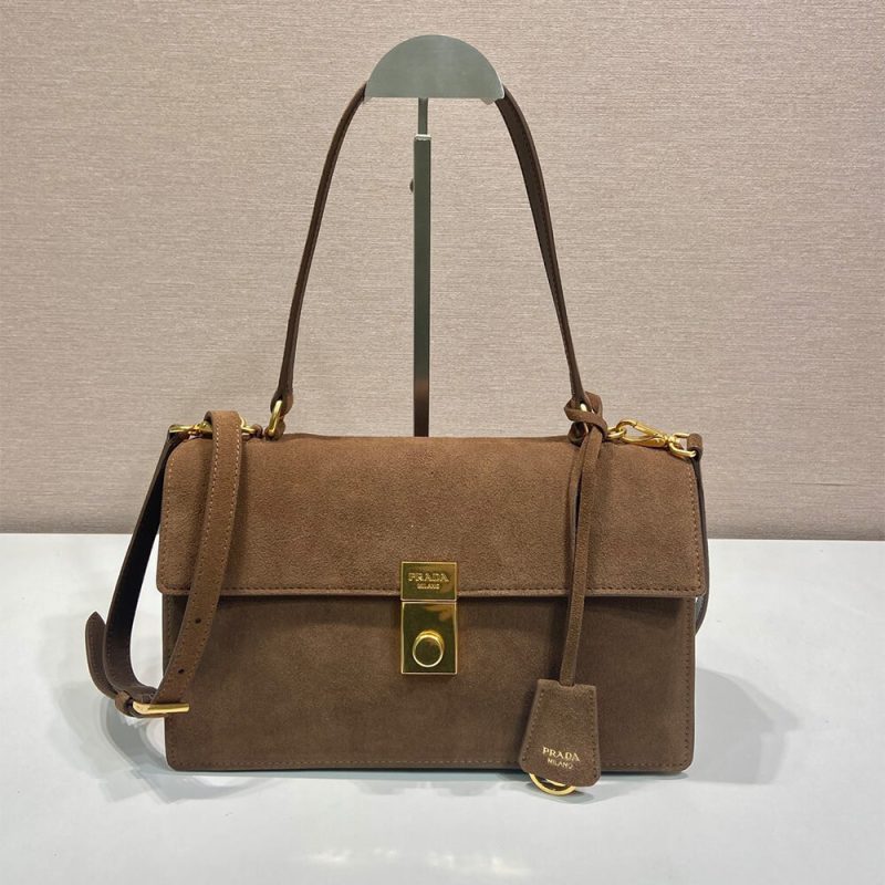 Prada Triangle logo leather tote - Image 2