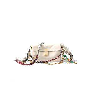 Prada Soft Sound small leather shoulder bag with charms(high-end grade)